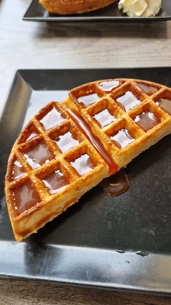 Demi Gaufre Au Caramel Beurre Salé Maison